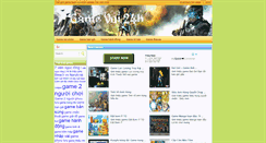 Desktop Screenshot of gamevui24h.org