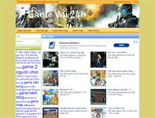 Tablet Screenshot of gamevui24h.org